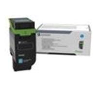 Lexmark - À rendement élevé - cyan - original - boîte - cartouche de toner LCCP - pour Lexmark CS531dw, CX532adwe G