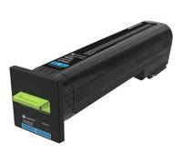 Lexmark Cartouche de toner 82K2HCE pour CX860DE Cyan Originale Grande capacité
