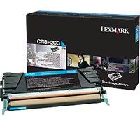 Lexmark - À rendement élevé - cyan - original - cartouche de toner LCCP, LRP - pour Lexmark C748de, C748dte, C748e, CS748de
