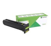 Lexmark - À rendement élevé - jaune - original - cartouche de toner LCCP, Entreprise Lexmark - pour Lexmark CX820de, CX820dtfe, CX825de, CX825dte, CX825dtfe, CX860de, CX860dte, CX860dtfe G
