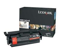 Lexmark - À rendement élevé - noir - original - cartouche de toner - pour Lexmark X651, X652, X654, X656, X658