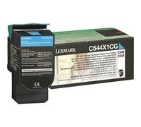 Lexmark - À rendement extrêmement élevé - cyan - original - cartouche de toner LCCP, LRP - pour C544dn, 544dtn, 544dw, 544n, 546dtn; X544dn, 544dtn, 544dw, 544n, 546dtn, 548de, 548dte