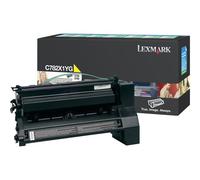 Lexmark - À rendement extrêmement élevé - jaune - original - cartouche de toner LCCP, LRP - pour Lexmark C782dn, C782dtn, C782n, X782e, X782e MFP, X782e Page Plus Solution