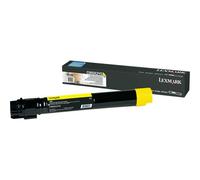Lexmark - À rendement extrêmement élevé - jaune - original - cartouche de toner LCCP - pour Lexmark C950DE, C950dte