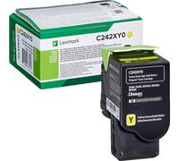 Lexmark C242XY0 - Jaune - Toner - Très grande capacité