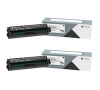 Lexmark C320010 Lot de 2 cartouches de toner pour C3224, MC3224, BND02218 Noir