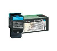 Lexmark C540H1CG OEM Toner - C540 C543 C544 C546 X543 X544 X546 X548 Series High Yield Cyan Return Program Toner (2000 Yield) OEM