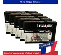 Lexmark C544 Toner Black Extra High Yield 5 Pack