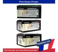 Lexmark C544 Toner CMY Extra High Yield Pack of 3