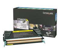 LEXMARK C734, X734 cartouche de toner jaune capacité standard 6.000 pages pack de 1 retour programme