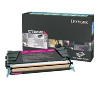 LEXMARK C734, X734 cartouche de toner magenta capacité standard 6.000 pages pack de 1 retour programme