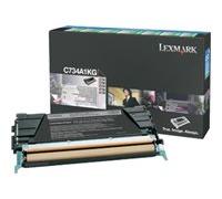 LEXMARK C734, X734 cartouche de toner noir capacité standard 8.000 pages pack de 1 retour programme
