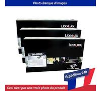 Lexmark C736DN Toner Cartridge Black 12K Pack Of 3
