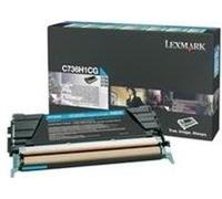 Lexmark C736H1CG Kit de toner cyan programme de retour, 10 000 pages ISO IEC 19798 pour Lexmark C736
