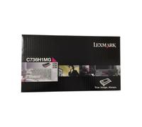 Lexmark Cartouche de toner C736H1MG pour C736DN Magenta - 10 000 pages (Grande capacité)
