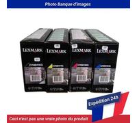 Lexmark C748 Toner CMYK High Yield Pack of 4