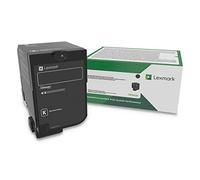 Lexmark Cartouche de Toner à Haut rendement avec Programme de Retour Noir pour Le Gouvernement américain, rendement 20 000 (74C0HKG)