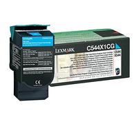 Lexmark Cartouche de toner à rendement extrêmement élevé 1 x cyan 4000 pages LRP / LCCP C544X1CG