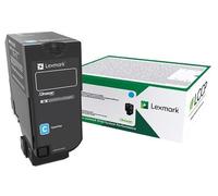 Lexmark cartouche de toner cyan 10000 pages pour CX727/728 - 75B20C0
