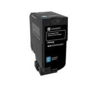 Lexmark cartouche de toner cyan 7000 pages haute capacité - 74C2SCE