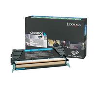 Lexmark cartouche de toner cyan à rendement élevé pour C736, X736, X738 - C736H1CG