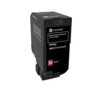Lexmark cartouche de toner magenta de 12000 pages très haut capacité - 74C2HME
