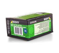 Lexmark Cartouche d'encre d'origine 80C2HY0 / NO802HY pour CX 510 de Premium Jaune 3000 pages