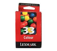LEXMARK - Cartouche jet d'encre origine No. 33 pour LEXMARK, couleur Capacité: env. 280 pages (18C0033E = 250 pages) (18C0033E/18CX033E) P315/P915/P4350/P6250/P6350/X7170