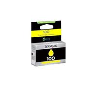Lexmark Cartridge No. 100 - Jaune - original - cartouche d'encre LCCP, LRP - pour Lexmark Prevail Pro704, Value Ink Prevail Pro709, Value Ink Prospect Pro209