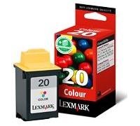 Lexmark Cartridge No 20 Cartouche d impression 1 x couleur cyan magenta jaune Consommable