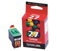 Lexmark Cartridge No. 27 - Couleur (cyan, magenta, jaune) - original - blister - cartouche d'encre - pour Lexmark i3, X1140, X1250, X1270, X1290, X2240, Z24, Z511, Z604, Z614, Z640, Z645, Z647