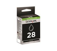 Lexmark Cartridge No. 28 - Noir - original - cartouche d'encre LRP - pour Lexmark X2500, X2530, X2550, X5070, X5075, X5320, X5340, X5410, X5490, X5495, Z1310, Z1320