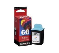 Lexmark Cartridge No. 60 - Couleur (cyan, magenta, jaune) - original - cartouche d'encre - pour Lexmark Z12 Color Jetprinter, Z22 Color Jetprinter, Z32 Color Jetprinter