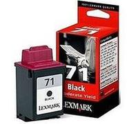 Lexmark Cartridge No. 71 - Noir - original - cartouche d'encre - pour Lexmark X4250, X4270, X70, X84, X85, Z11, Z31, Z42, Z43, Z45, Z51, Z52, Z53, Z54, Z82 Noir G