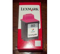 Lexmark Cartridge No. 80 - Couleur (cyan, magenta, jaune) - original - cartouche d'encre - pour Compaq C3 1000; Inkjet A900, IJ750, Ij900; Lexmark 3200, 5000, 57XX, 7000, 7200, Z11, Z31