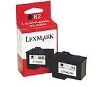 Lexmark Cartridge No. 82 - Noir - original - cartouche d'encre - pour Lexmark X5130, X5150, X5190, X6150, X6170, X6190, Z55, Z65