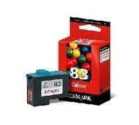 Lexmark Cartridge No. 83 - Couleur (cyan, magenta, jaune) - original - cartouche d'encre - pour Lexmark X5130, X5150, X5190, X6150, X6170, X6190, Z55, Z65