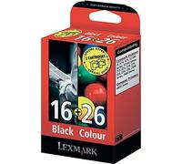 Lexmark Combo Pack #16 + #26 Cartouche d'encre d'origine 1 x noir, couleur (cyan, magenta, jaune) promo