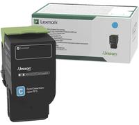 Lexmark Cartouche de toner 78C2XC0 pour CS421DN – Cyan 5000 pages – Original