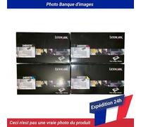Lexmark CS748de Toner CMYK Pack of 4