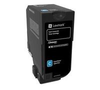 Lexmark - Cyan - original - cartouche de toner LCCP, LRP, Entreprise Lexmark - pour Lexmark CS720de, CS720dte, CS725de, CS725dte, CX725de, CX725dhe, CX725dthe