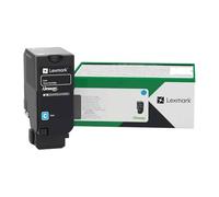 Lexmark Cartouche de toner cyan originale LCCP LRP 10.5K pour CS730de, CS735de, CX730de, CX735adse G