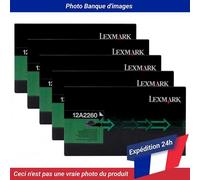 Lexmark E320 Toner Cartridge Black 6K 5 Pack