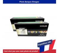 Lexmark ES360dn Toner Cartridge Black 9K 2 Pack