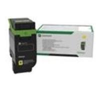 Lexmark - Jaune - original - boîte - cartouche de toner LCCP, LRP - pour Lexmark CS531dw, CX532adwe Blanc G