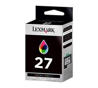 Lexmark N°27 Cartouche d'encre d'origine Jaune, cyan, magenta