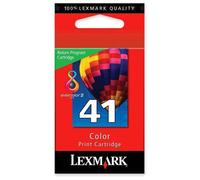 Lexmark No.41 Color Return Program Ink Cartridge - Ink Cartridges (Inkjet Print Cartridge Plaquette thermoformée)