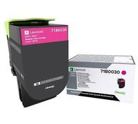Lexmark Original X317 Toner Magenta 2.300 Pages (71b0030) Pour Cs317dn, Cs417dn, Cs517de, Cx317dn, Cx417de, Cx517de