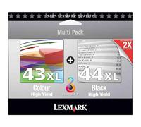 Lexmark Pack 43XL/44XL Cartouche d'encre d'origine Noir/Couleur