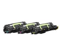 Lexmark - pack de 3 - jaune, cyan, magenta cartouche de toner - LCCP - 72K0D50